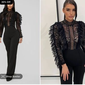In My Shadow Lace Jumpsuit